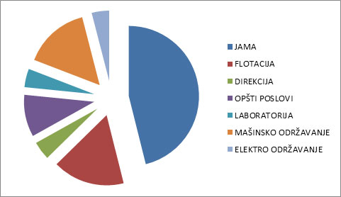 Broj radnika po radnim jedinicama